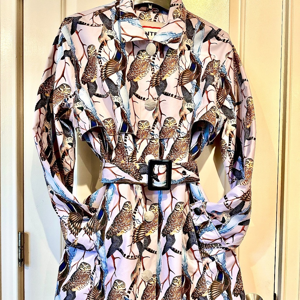 Hunter Multicolor Bird Print Utility Jacket - Picture 2 of 14